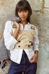 Trench Buttoned Blouse - Light Sand
